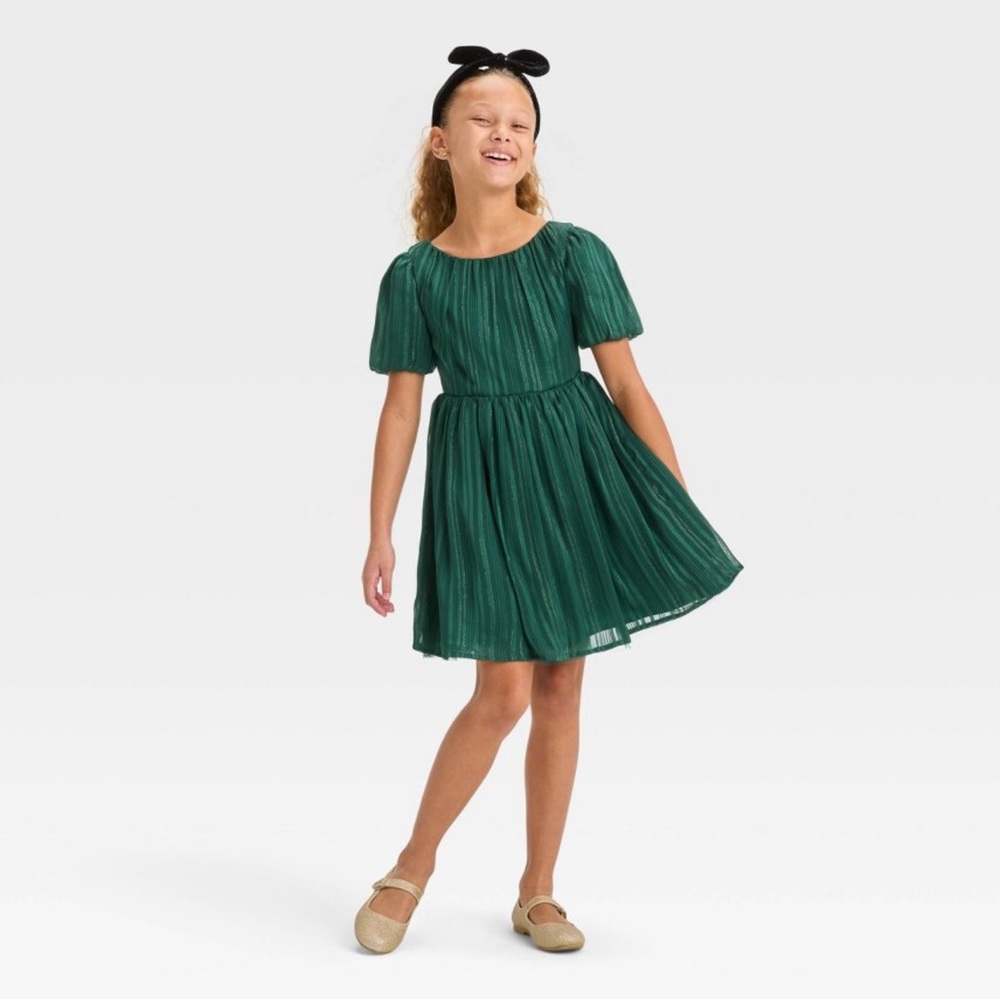 Short-Sleeve Striped Dress - Picture 3 of 3